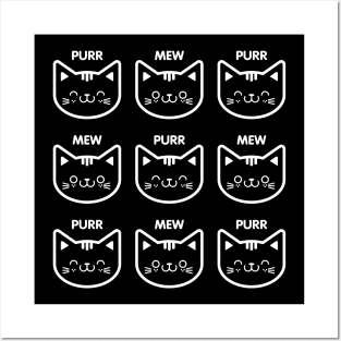 Purr Mew Purr Posters and Art